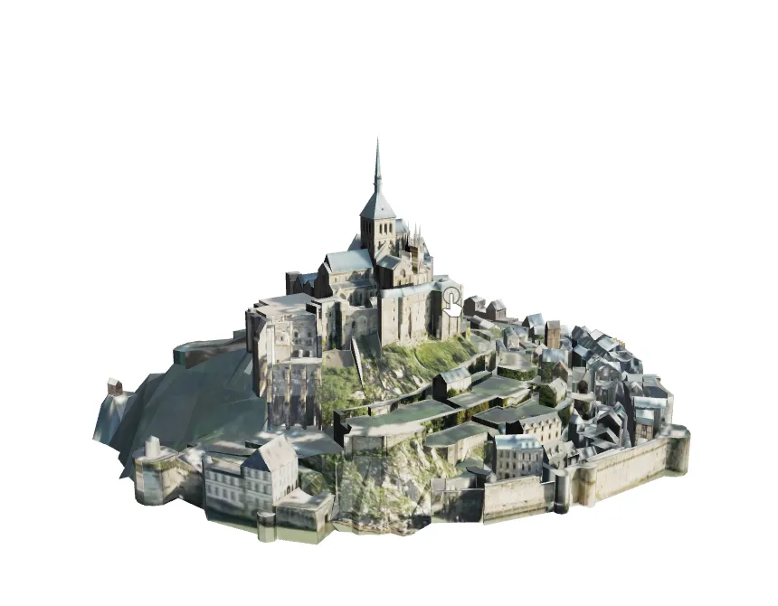 Modèle 3D du Mont