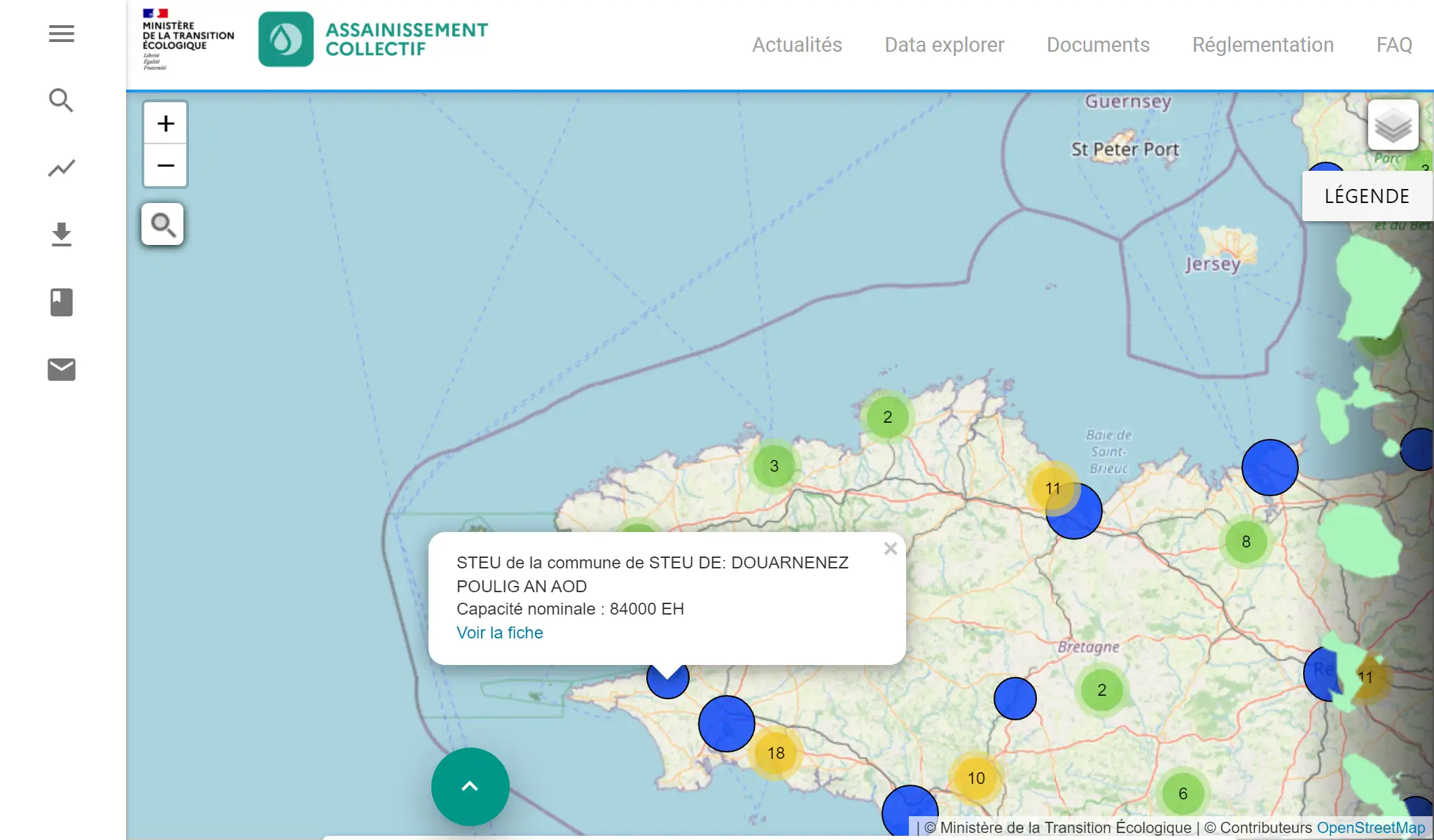 Carte dynamique depollution